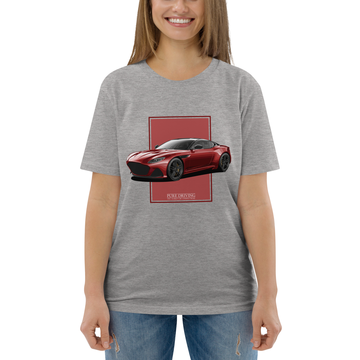 DBS Superleggera Red Women's Organic Cotton T-Shirt