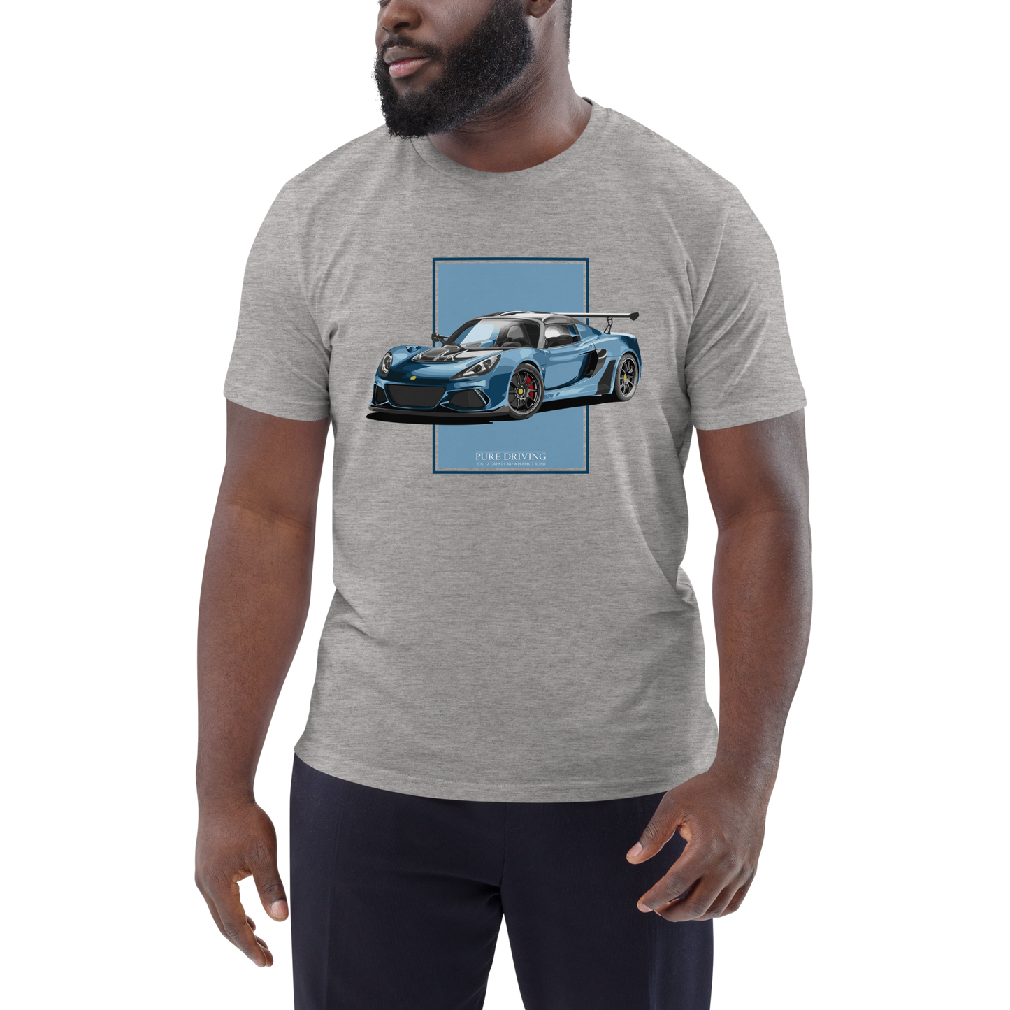 Exige Cup 430 Blue Men's Organic Cotton T-Shirt