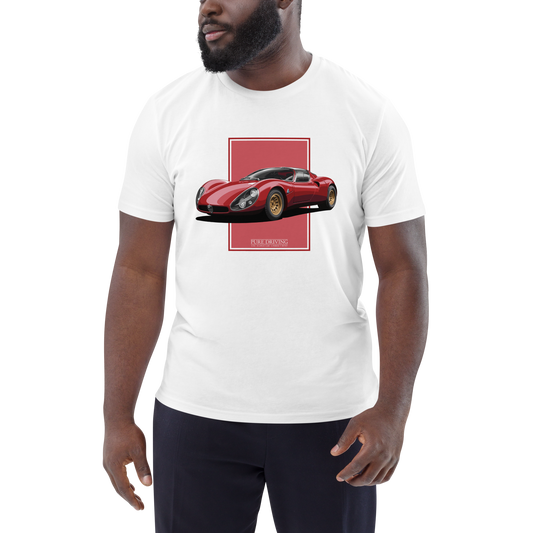 33 Stradale Red Men's Organic Cotton T-Shirt