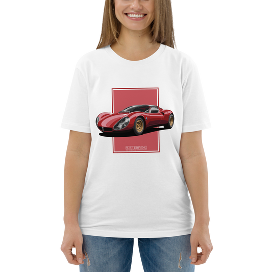 33 Stradale Red Women's Organic Cotton T-Shirt