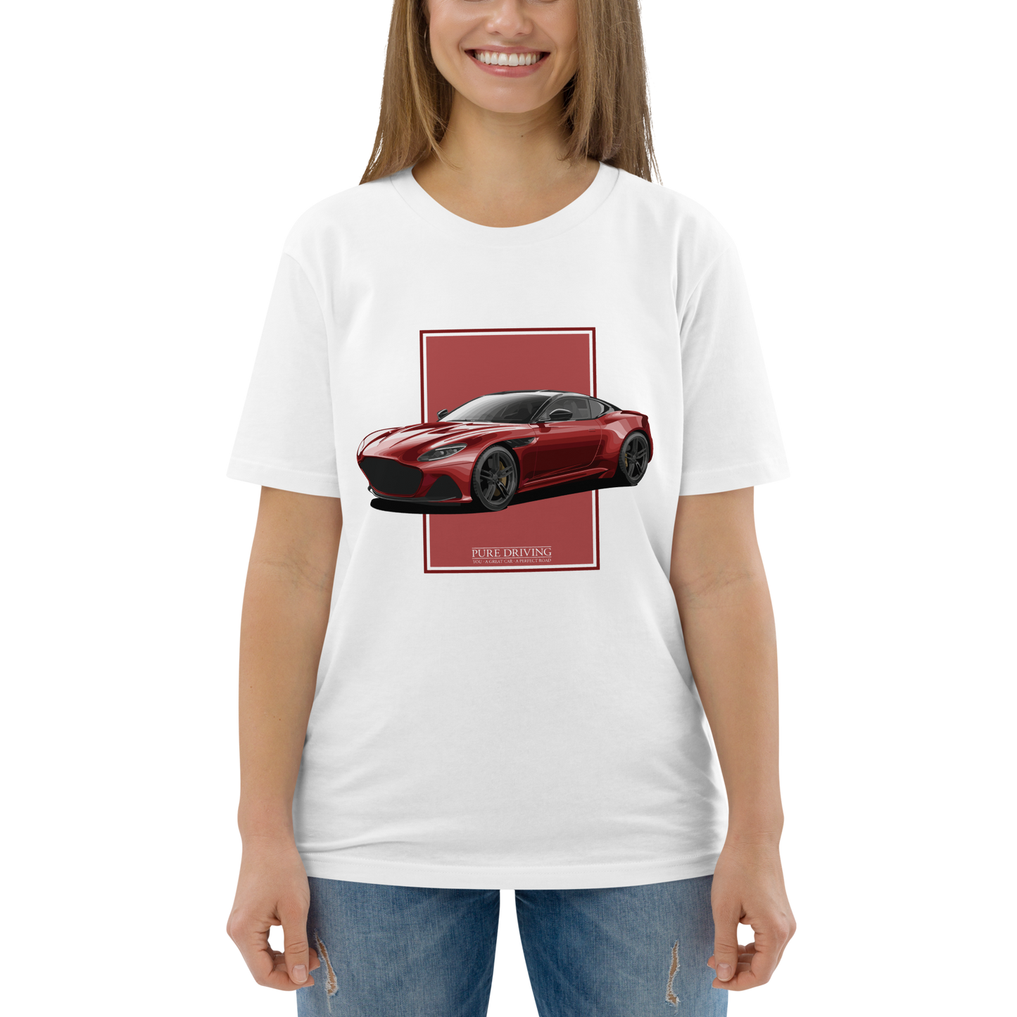 DBS Superleggera Red Women's Organic Cotton T-Shirt