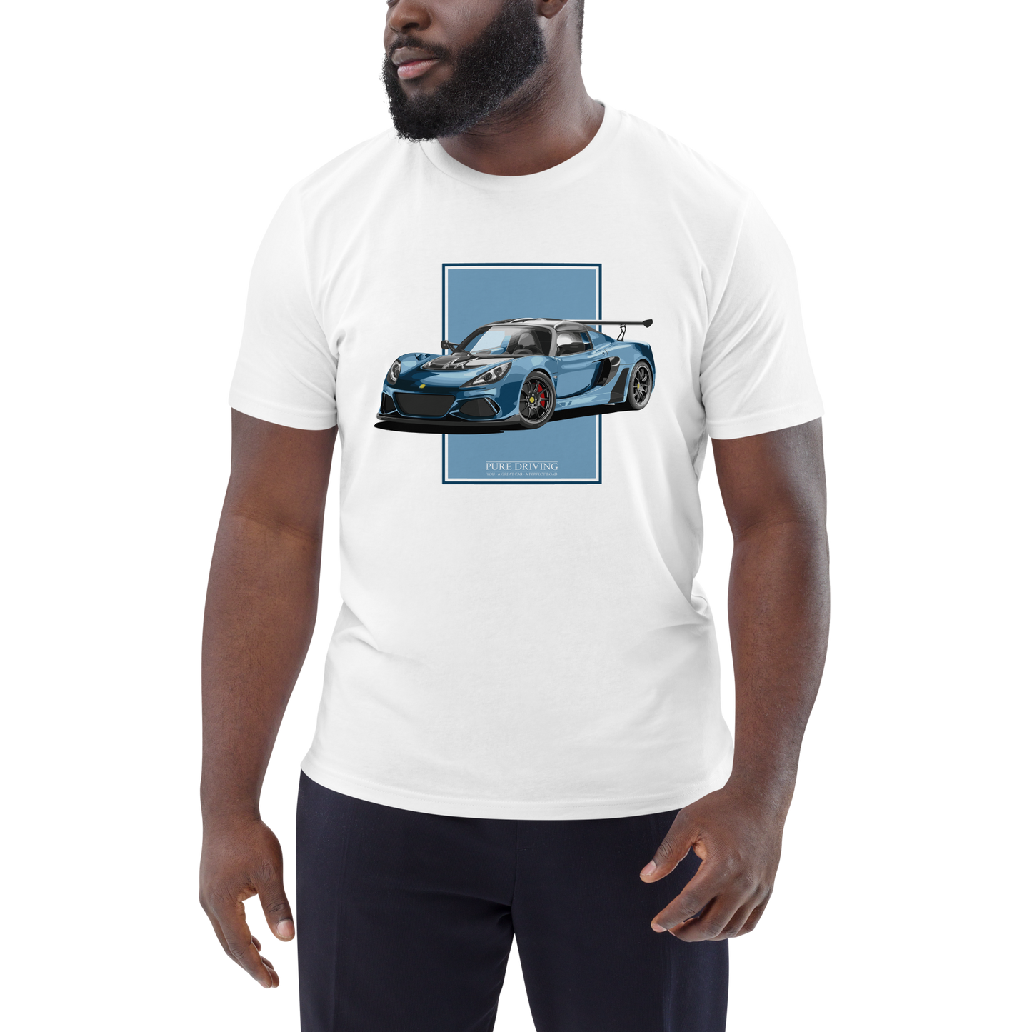 Exige Cup 430 Blue Men's Organic Cotton T-Shirt