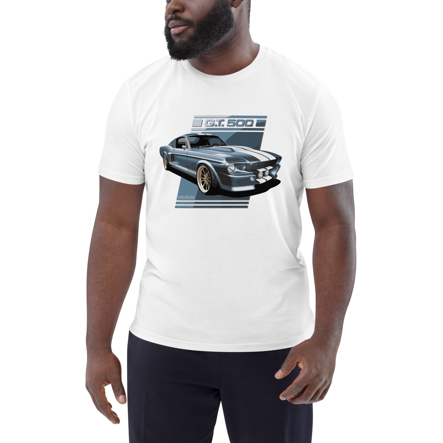 GT 500 Blue Men's Organic Cotton T-Shirt