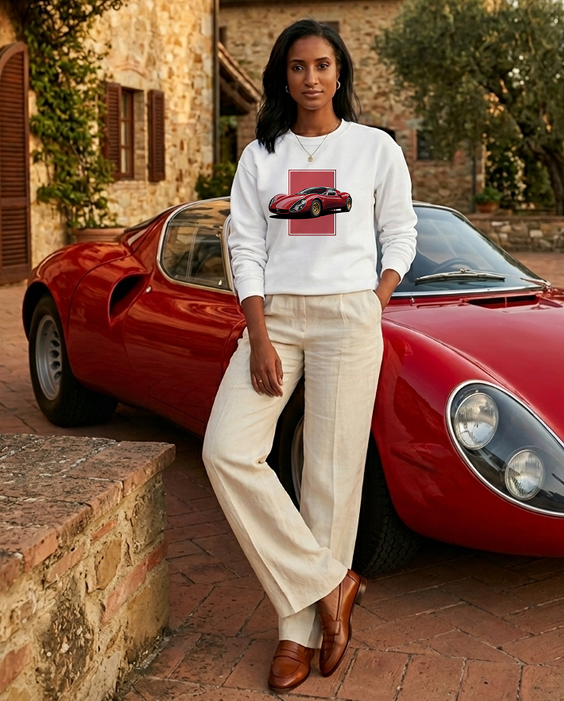 33 Stradale Red Women's Sweatshirt