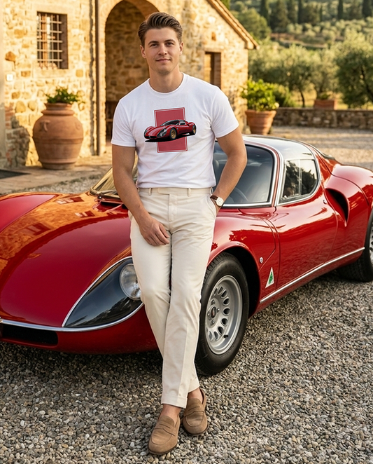 33 Stradale Red Men's T-Shirt