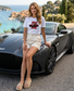 DBS Superleggera Red Women's Organic Cotton T-Shirt