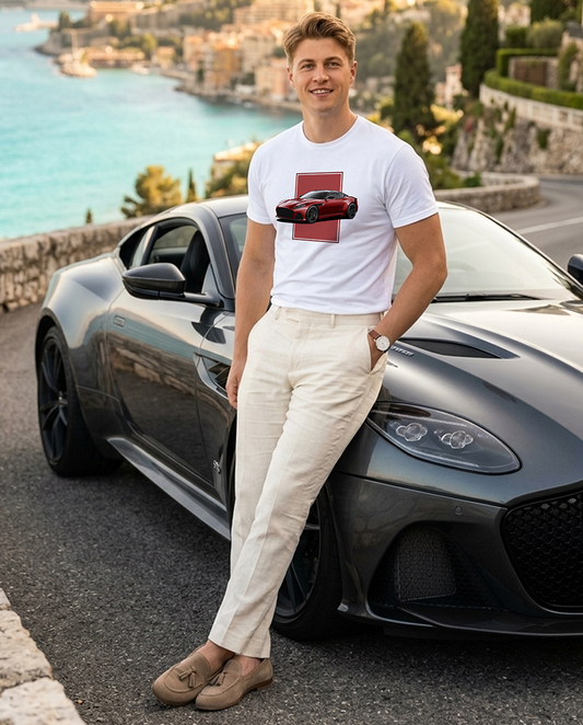 DBS Superleggera Red Men's T-Shirt
