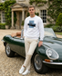 E-Type Lightweight Blue Men's Sweatshirt