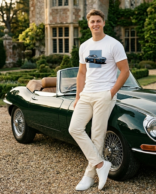 E-Type Lightweight Blue Men's T-Shirt