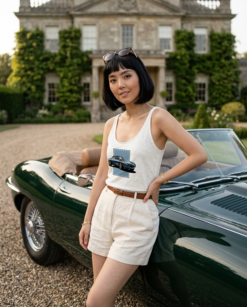 E-Type Lightweight Blue Women's Tank Top