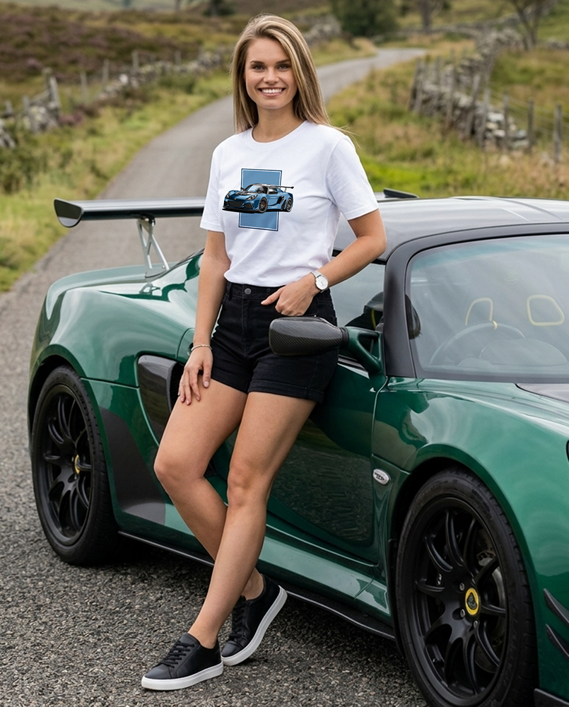 Exige Cup 430 Blue Women's Organic Cotton T-Shirt