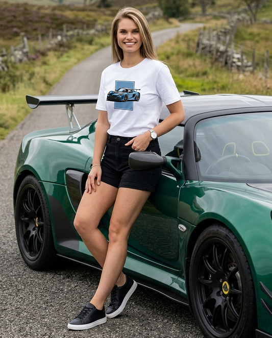 Exige Cup 430 Blue Women's Organic Cotton T-Shirt