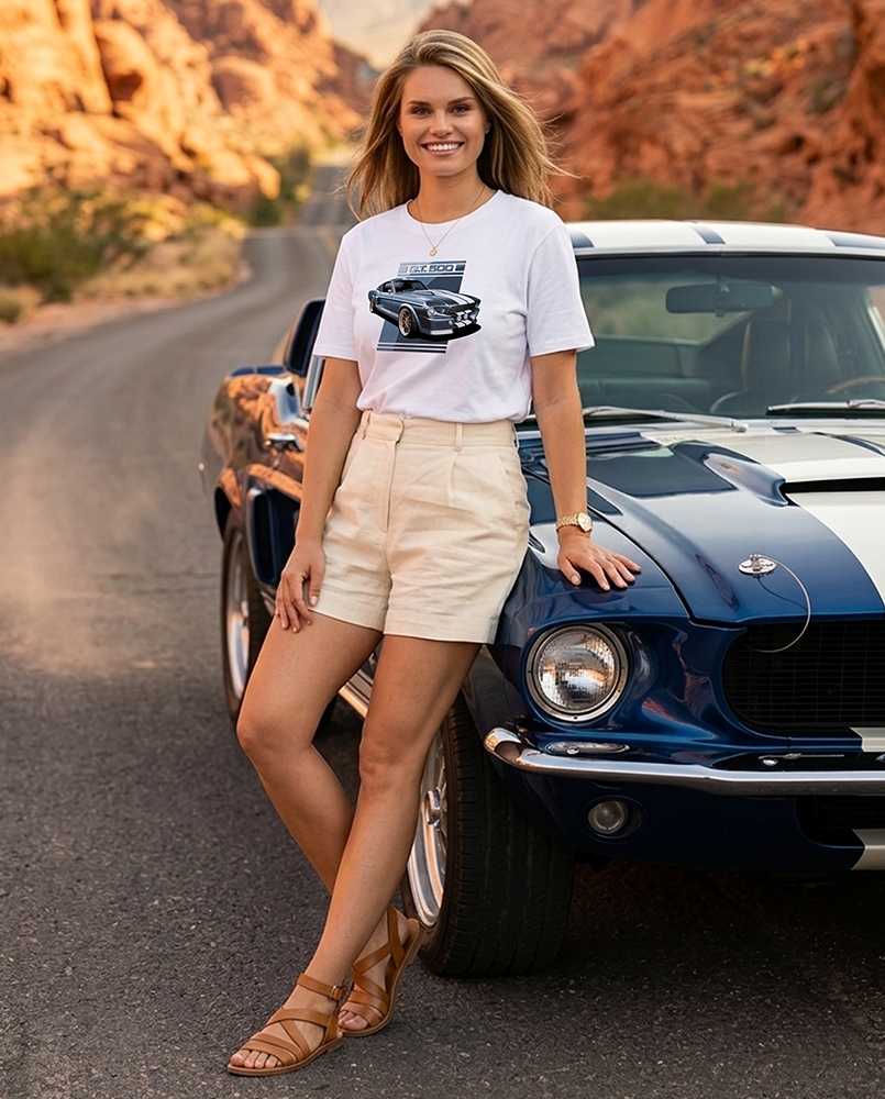 GT 500 Blue Women's Organic Cotton T-Shirt