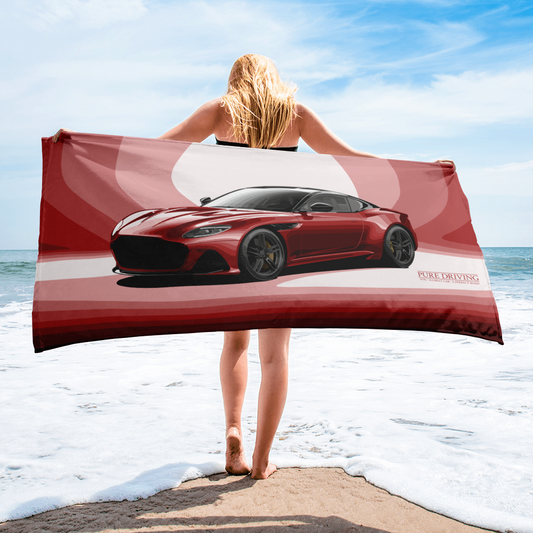 DBS Superleggera Red Beach Towel