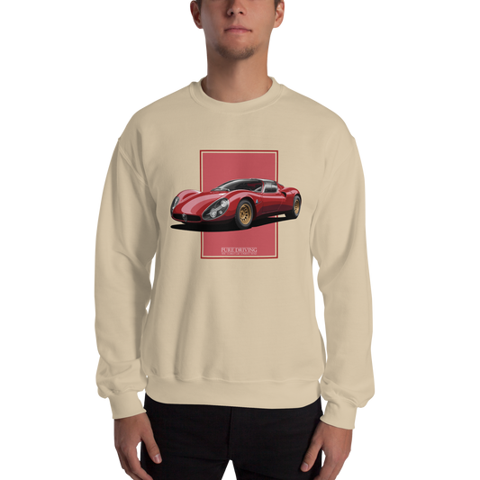 33 Stradale Red Men's Sweatshirt