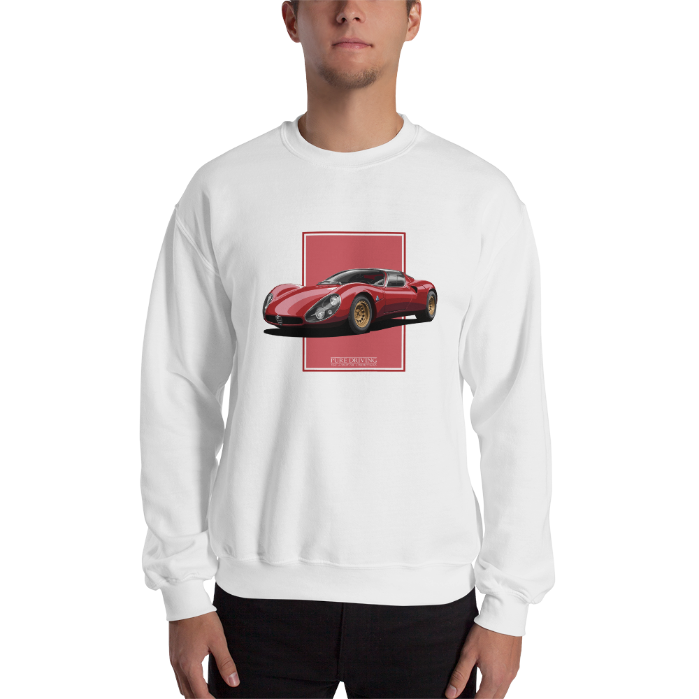 33 Stradale Red Men's Sweatshirt