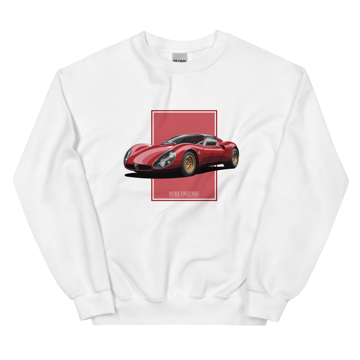 33 Stradale Red Men's Sweatshirt