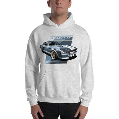 GT 500 Blue Men's Hoodie