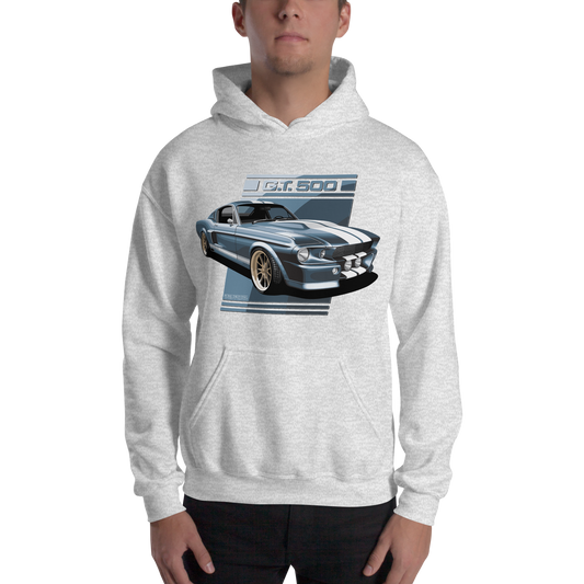 GT 500 Blue Men's Hoodie