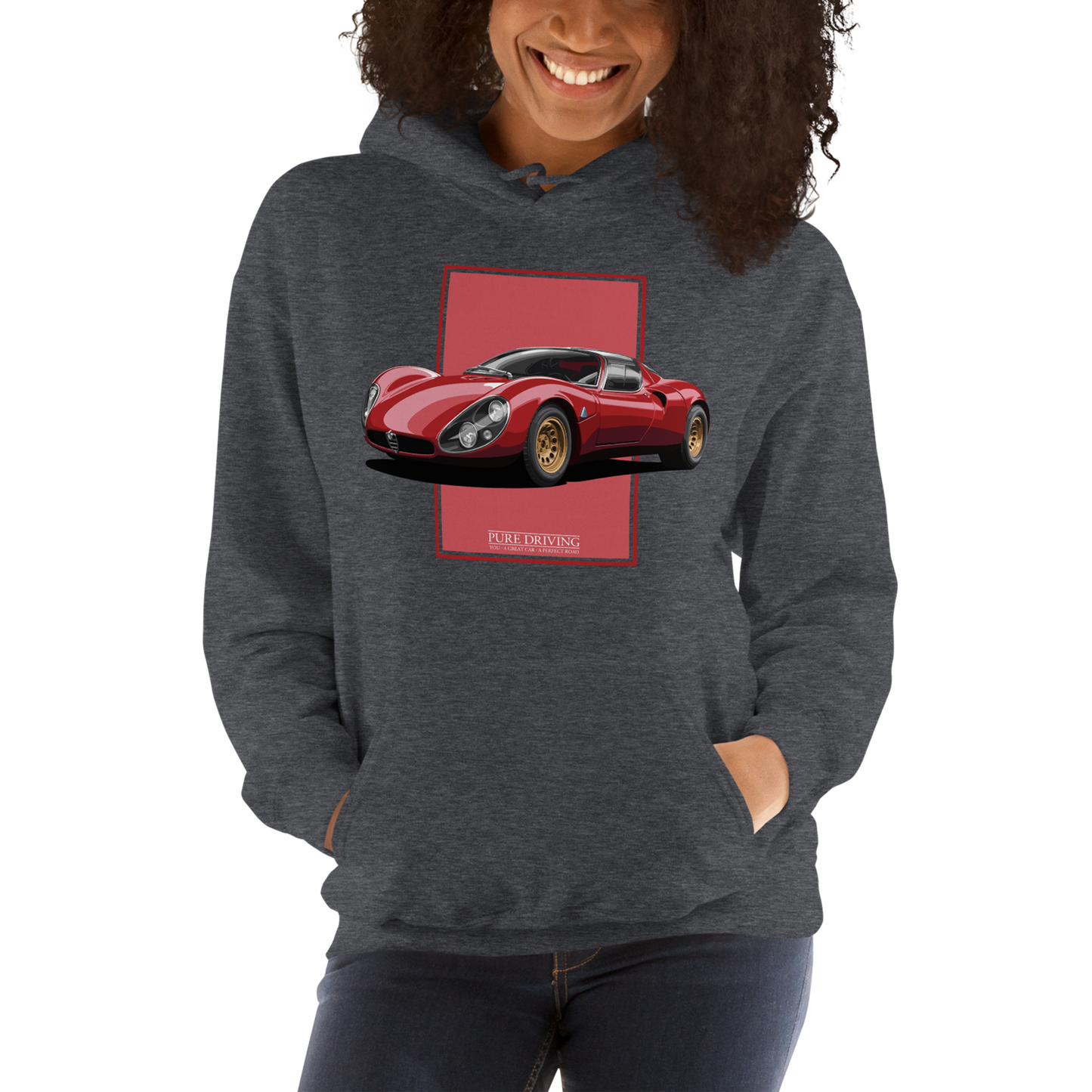 33 Stradale Red Women's Hoodie