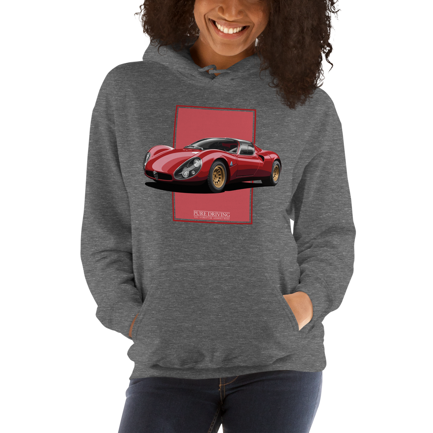 33 Stradale Red Women's Hoodie