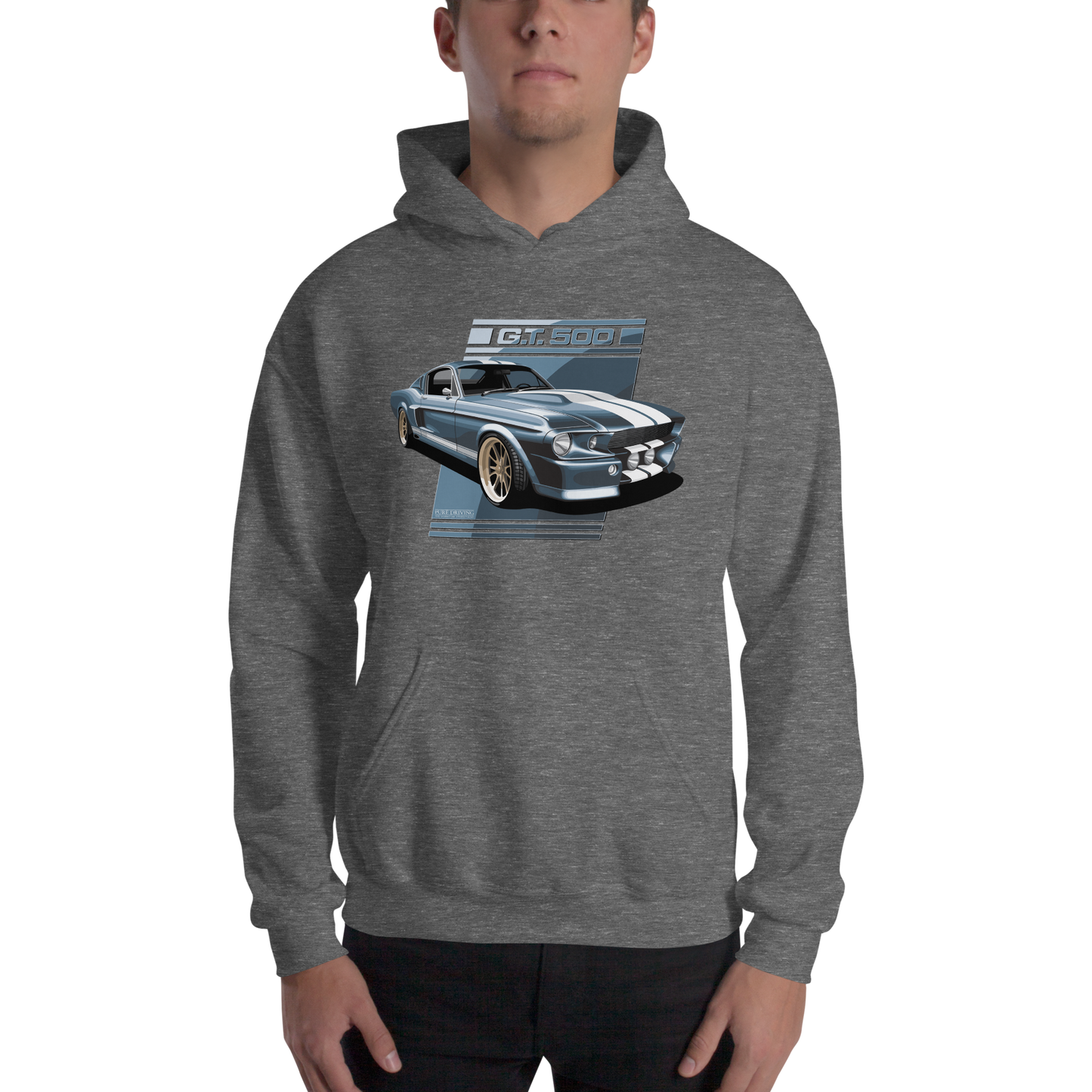 GT 500 Blue Men's Hoodie