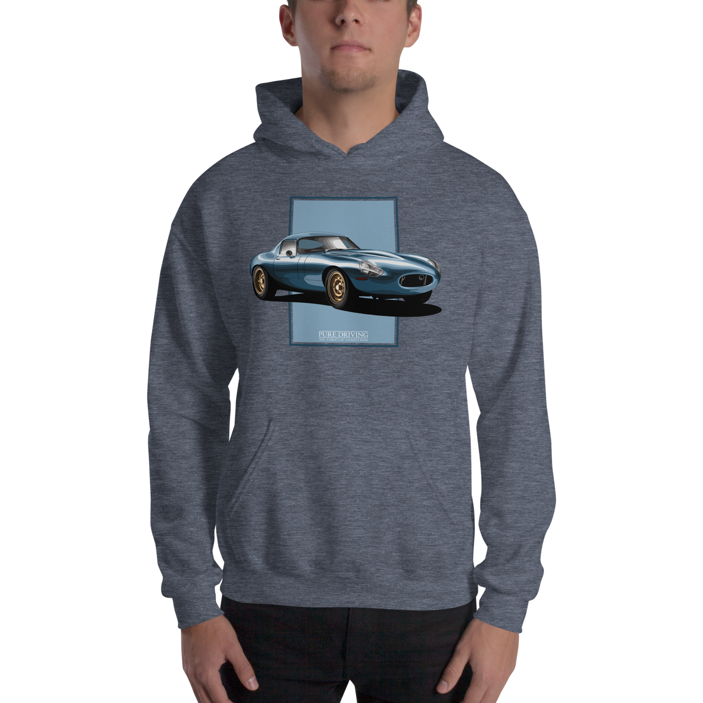 E-Type Lightweight Blue Men's Hoodie
