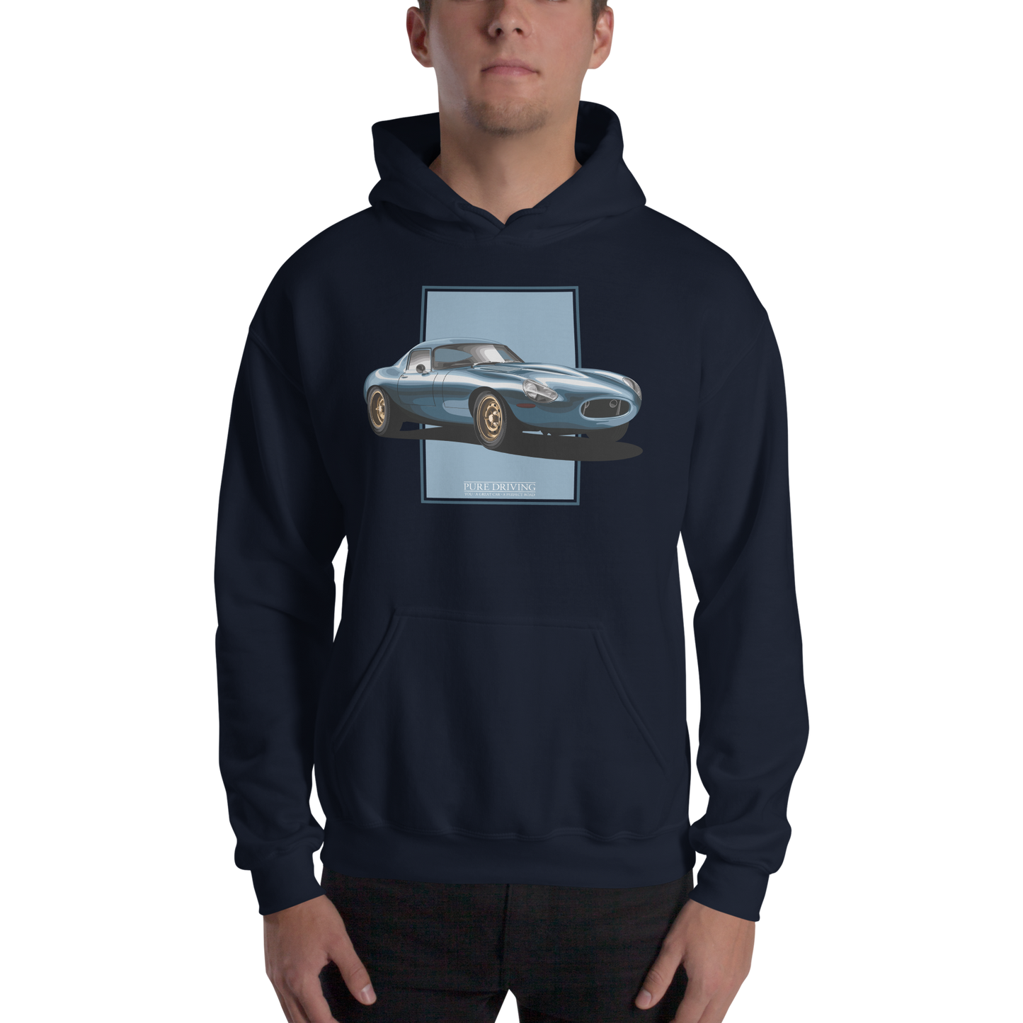 E-Type Lightweight Blue Men's Hoodie