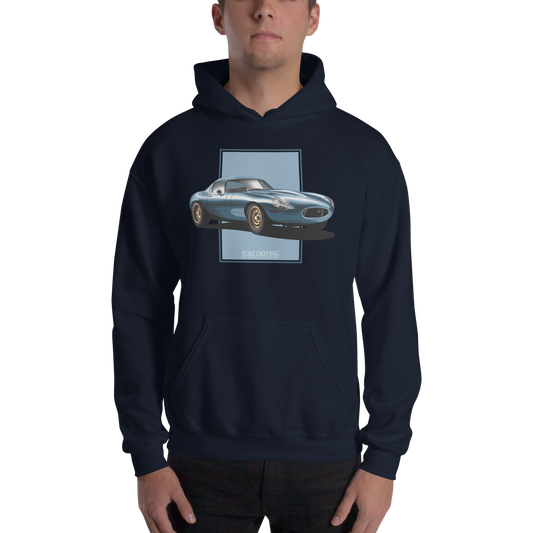 E-Type Lightweight Blue Men's Hoodie