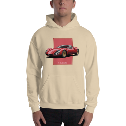 33 Stradale Red Men's Hoodie