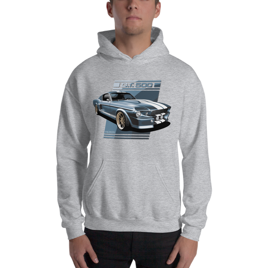 GT 500 Blue Men's Hoodie