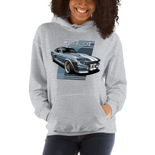 GT 500 Blue Women's Hoodie