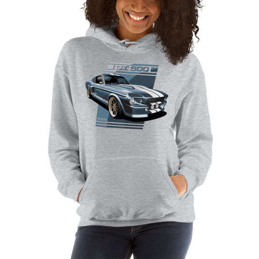 GT 500 Blue Women's Hoodie