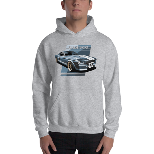 GT 500 Blue Men's Hoodie