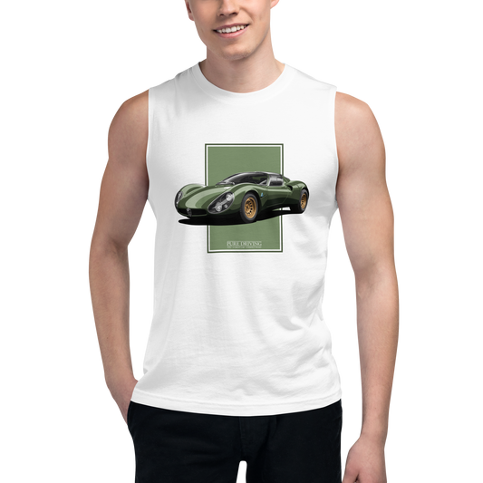 33 Stradale Green Men's Muscle Shirt