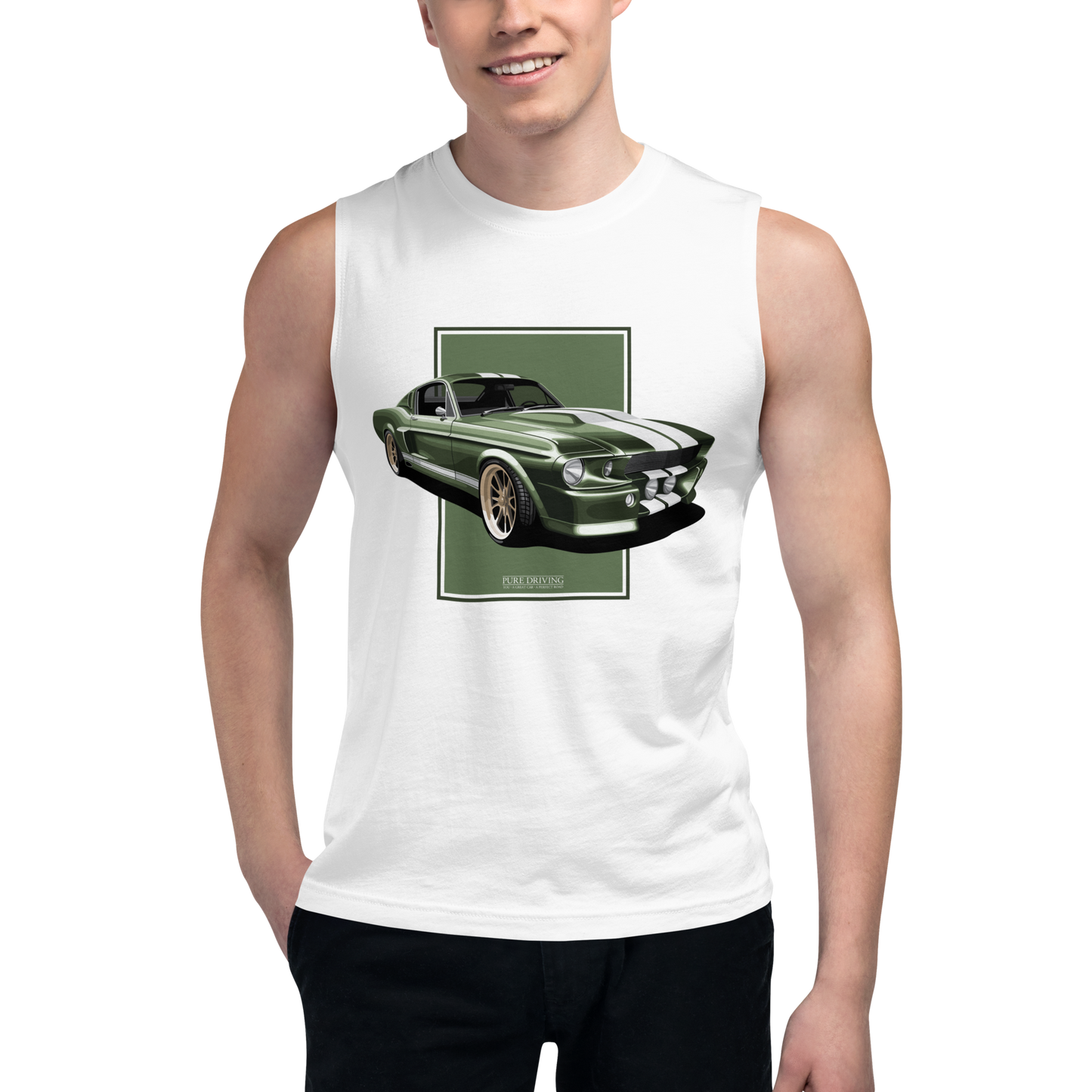 GT 500 Green Men's Muscle Shirt