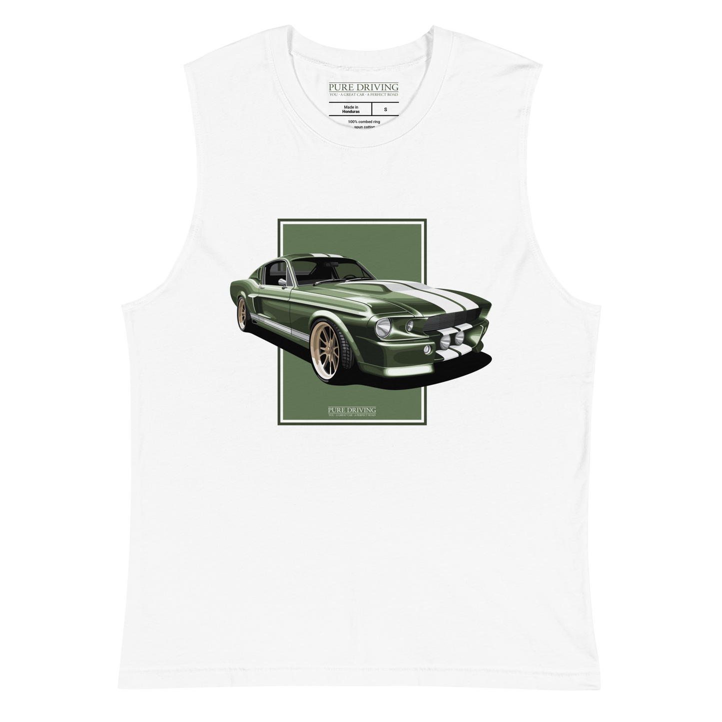 GT 500 Green Men's Muscle Shirt