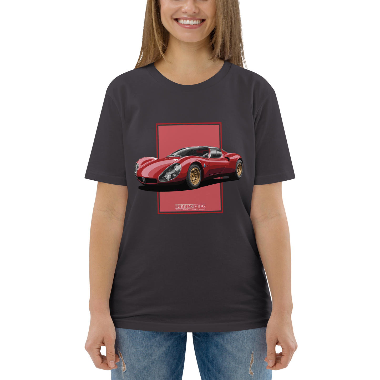 33 Stradale Red Women's Organic Cotton T-Shirt