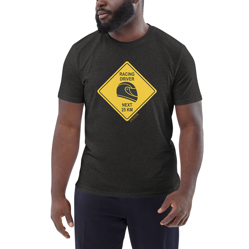 Racing Driver Sign Men's Organic Cotton T-Shirt