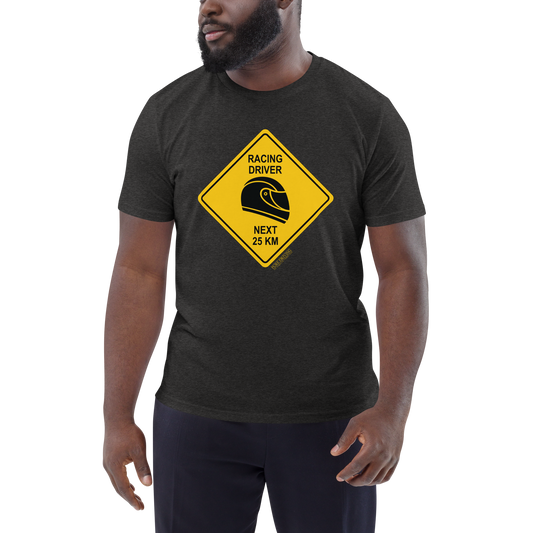 Racing Driver Sign Men's Organic Cotton T-Shirt