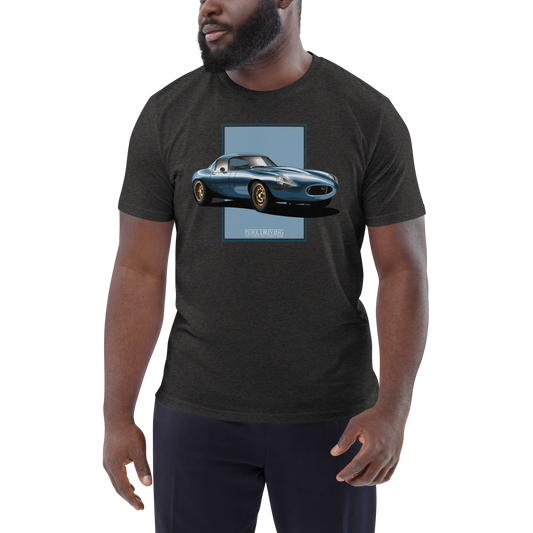 E-Type Lightweight Blue Men's Organic Cotton T-Shirt