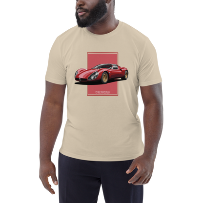 33 Stradale Red Men's Organic Cotton T-Shirt