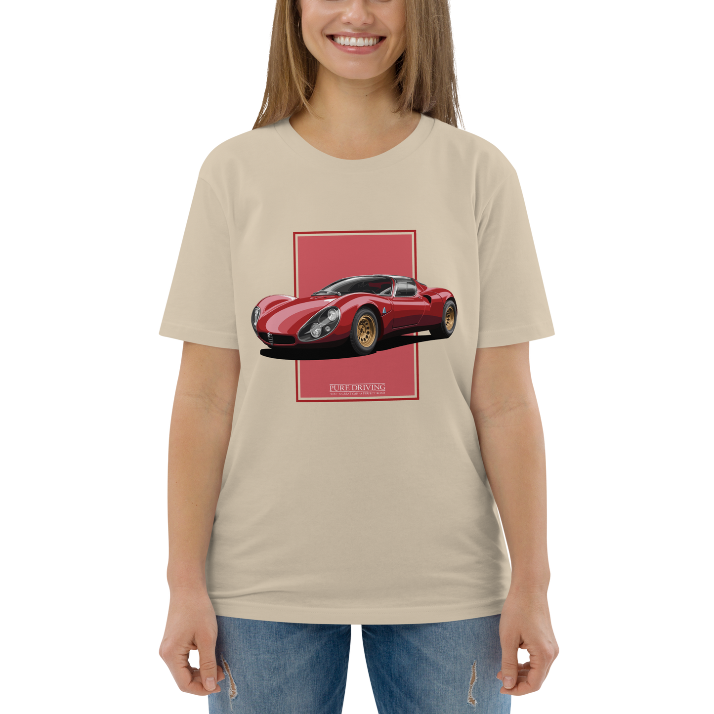 33 Stradale Red Women's Organic Cotton T-Shirt