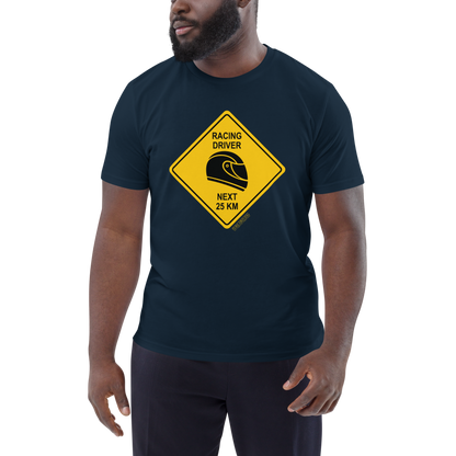 Racing Driver Sign Men's Organic Cotton T-Shirt