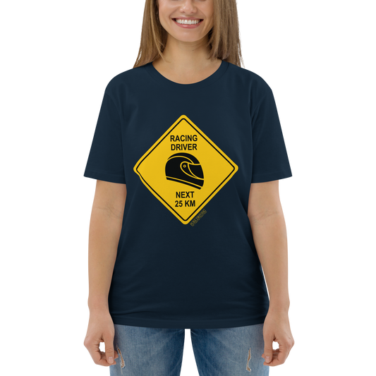 Racing Driver Sign Women's Organic Cotton T-Shirt