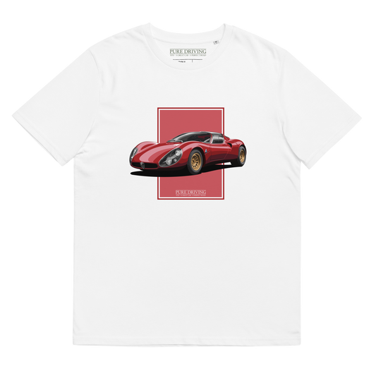 33 Stradale Red Men's Organic Cotton T-Shirt