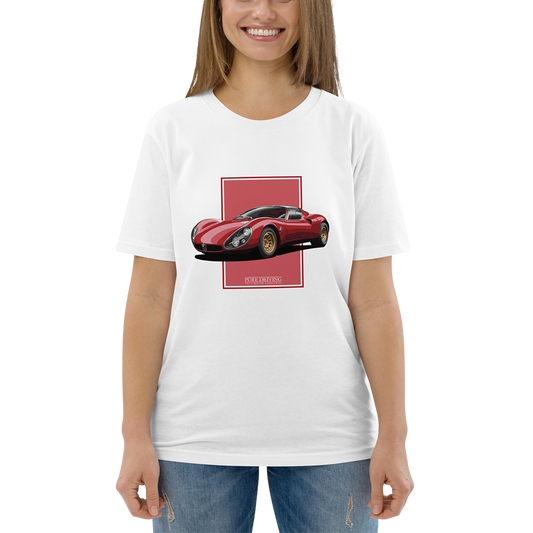 33 Stradale Red Women's Organic Cotton T-Shirt