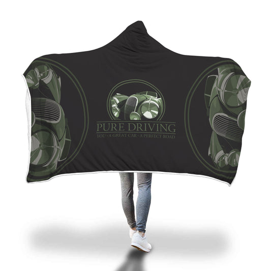 Pure Driving Logo Hooded Blanket