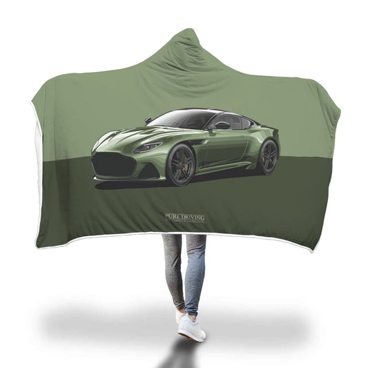 DBS Superleggera Green Hooded Blanket