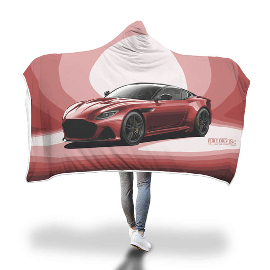 DBS Superleggera Red Hooded Blanket